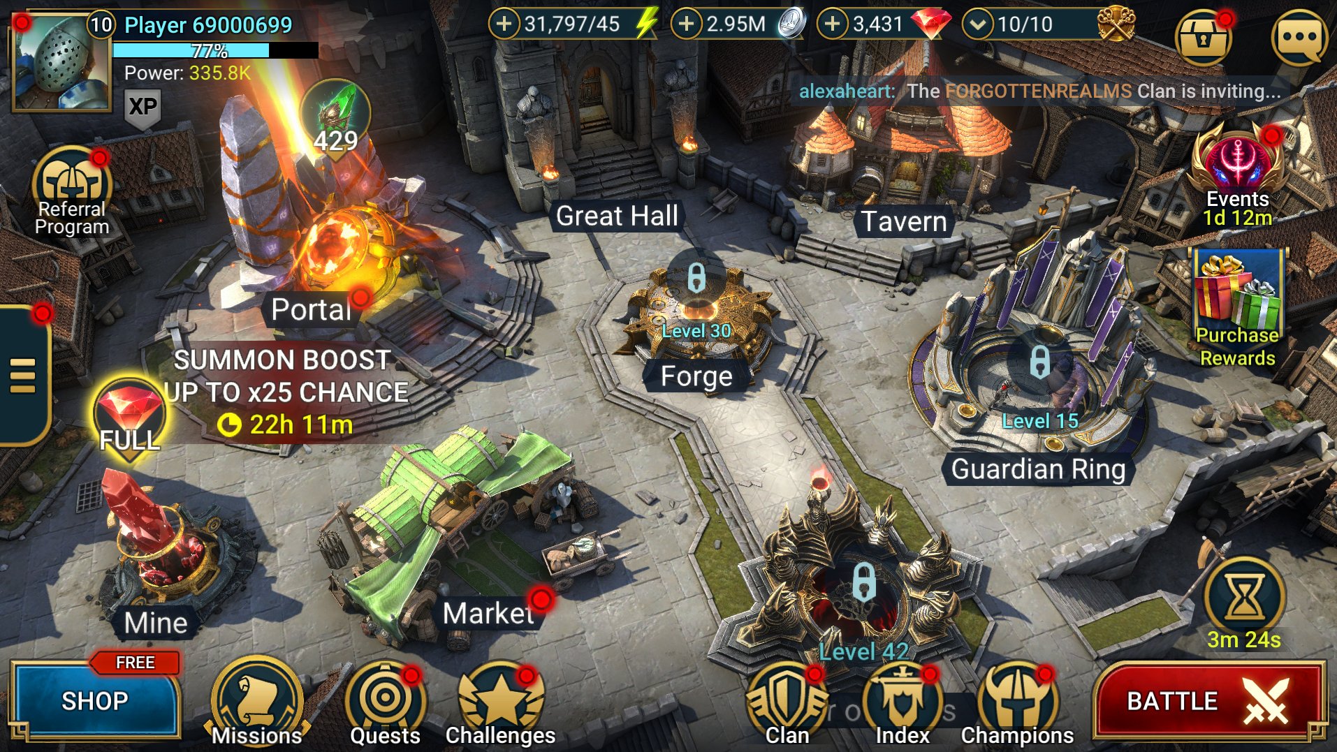 Siegfrund Nephilim • 17 Legendaries • Rewards Days 271+ • Starter • GMAIL