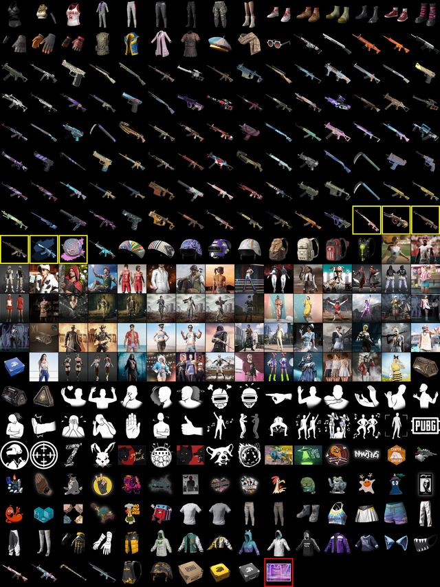 AUG Neon Dream • Demon's Touch ACE32 • Minotaur AUG • Rest in Pink Dragunov • NewJeans Lobby