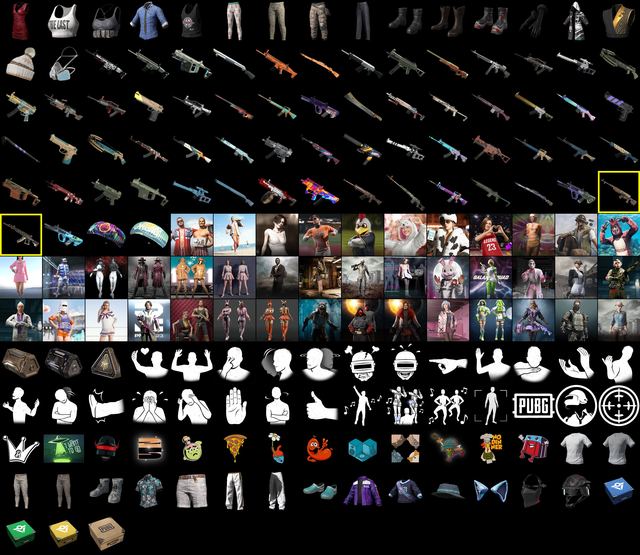Time Keeper M416 • No Signal M416 • G-DRAGON AUG • Minotaur AUG • Absolute Zero Groza