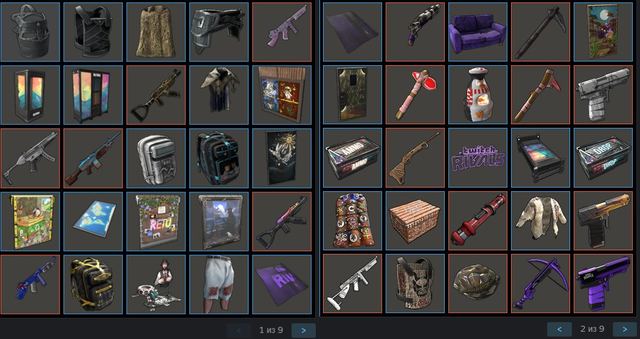 Steam account • RUST • 219 items from Twitch Drops • Native email included