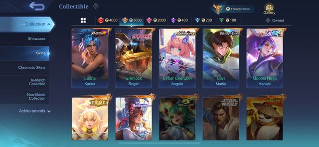 Top Rank mythical honor 40⭐ • Legendary Franco Saber Freya Lesley • Levi Martis