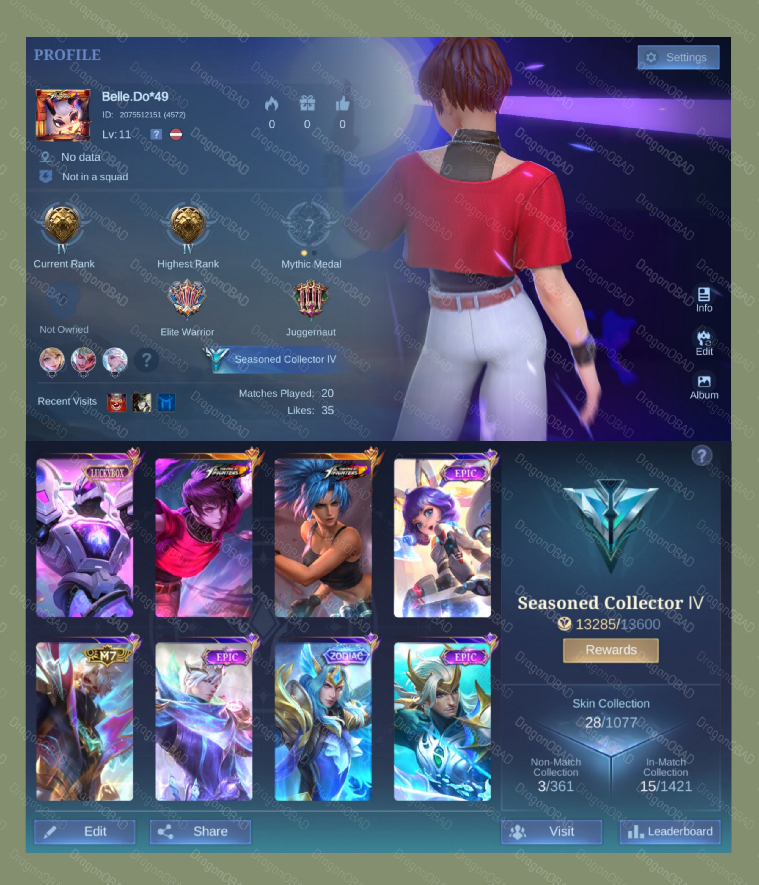 KOF Darius • Karina • Lucky Box Uranus • Zodiac Lancelot • Epic x5 • M7 Granger