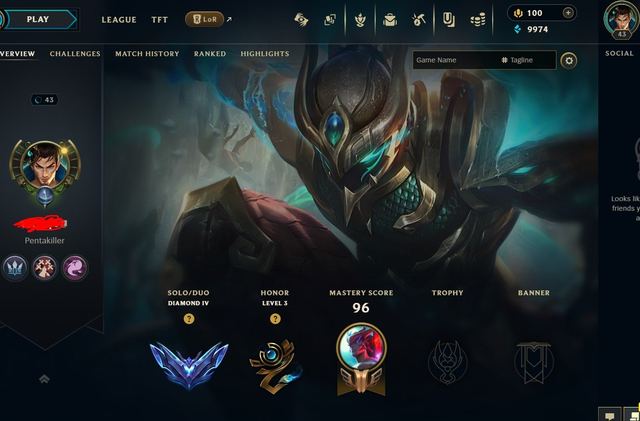 God King Garen • Sea Dog Yasuo • Warlord Shen • 29 Champs • S16 Diamond IV • Diamond II MMR • Handleveled, Server: EU West