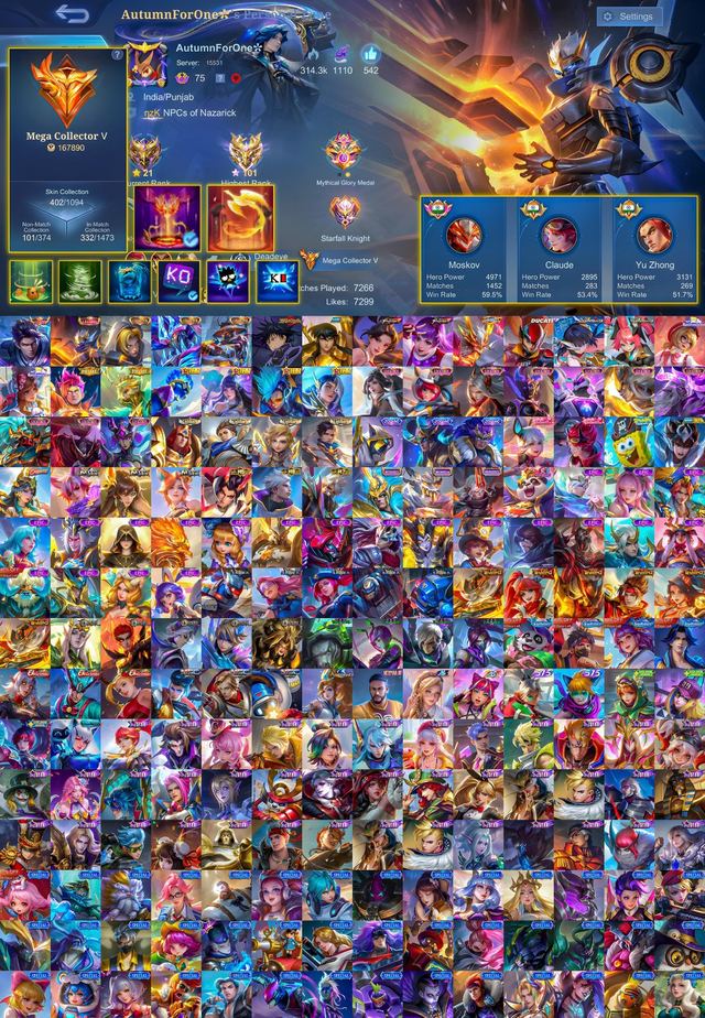 MEGACOLLECTOR • Legendary Granger Alucard • Collector Terizla LSS • Kof Guinevra Masha