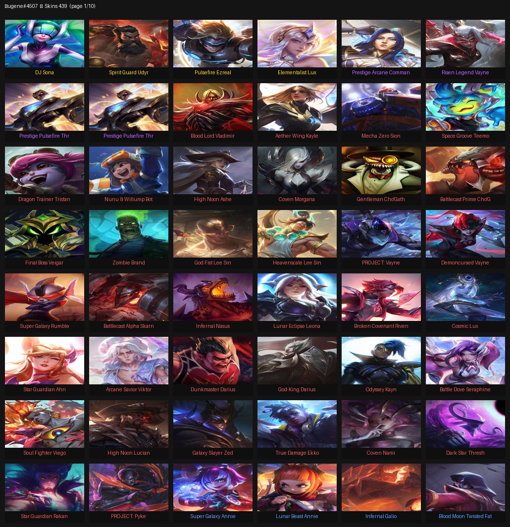 Super Galaxy Annie • Lunar Beast Annie • Infernal Galio • 348 lvl • 439 skins • 178 champions • Gold II • Clean ban, Server: EU Nordic & East