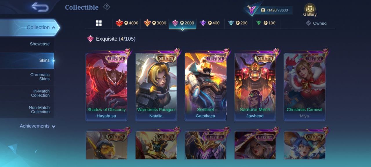 308 skins • Collectible Jaw • Lucky Hayabusa Gatotkaca