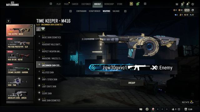 M416 Time Keeper Lv6 • Jonathan Kamau • Lflong Set • Xinghun Set • 15+ Weapons • Nickname Change Token