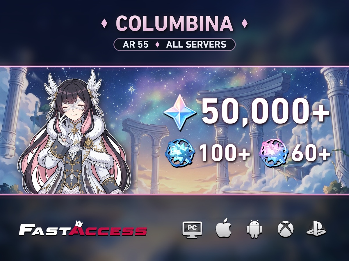 Columbina Starter + 50,000 Primogems