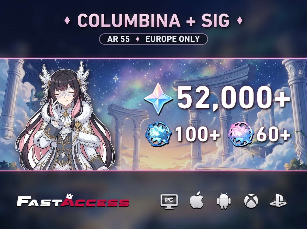 Columbina + Signature Starter Account (50,000+ Primogems) — FastAccess