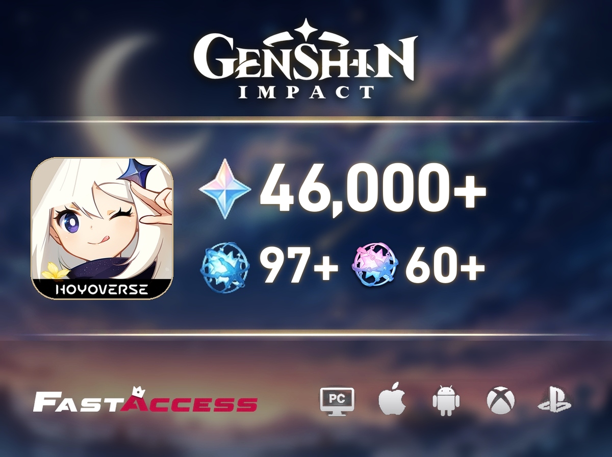 Genshin Impact Reroll 46,000+ Primogems
