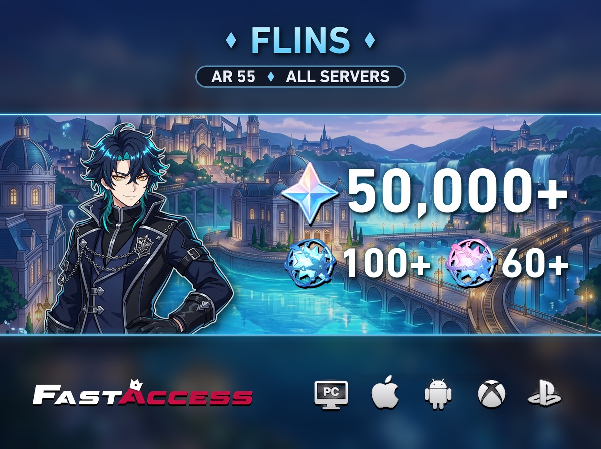 Flins Starter + 50,000 Primogems