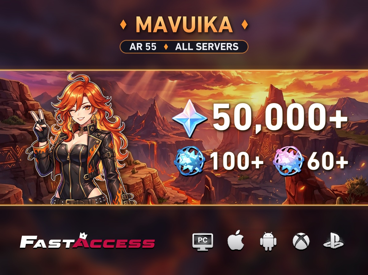 Mavuika Starter + 50,000 Primogems