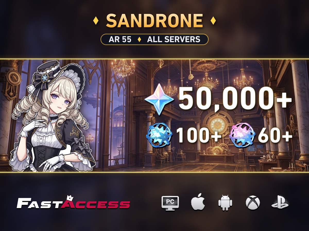 Sandrone Starter + 50,000 Primogems