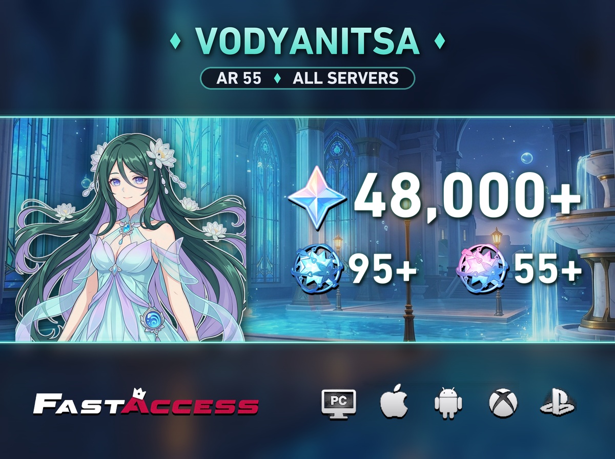 Vodyanitsa Starter + 48,000 Primogems