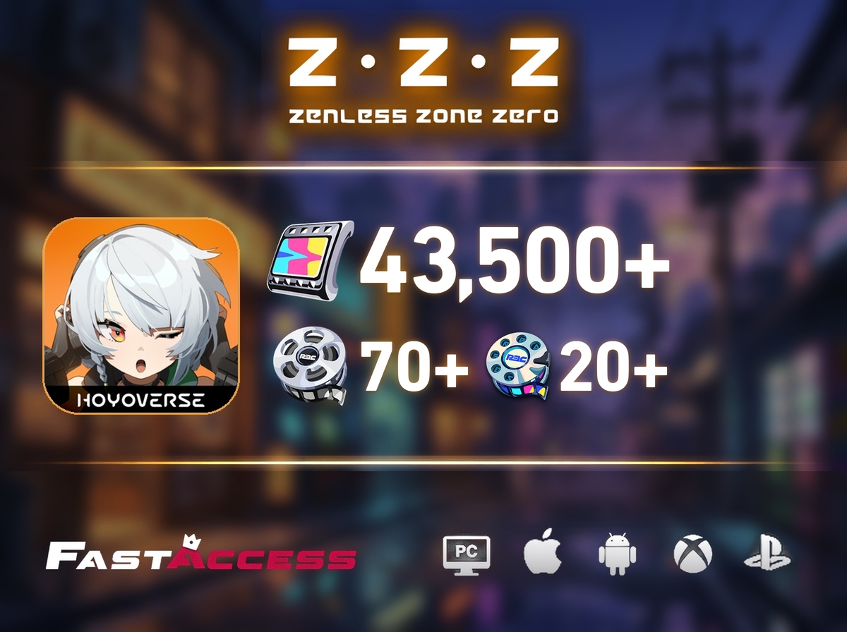 Zenless Zone Zero Reroll Account with Polychrome [America]